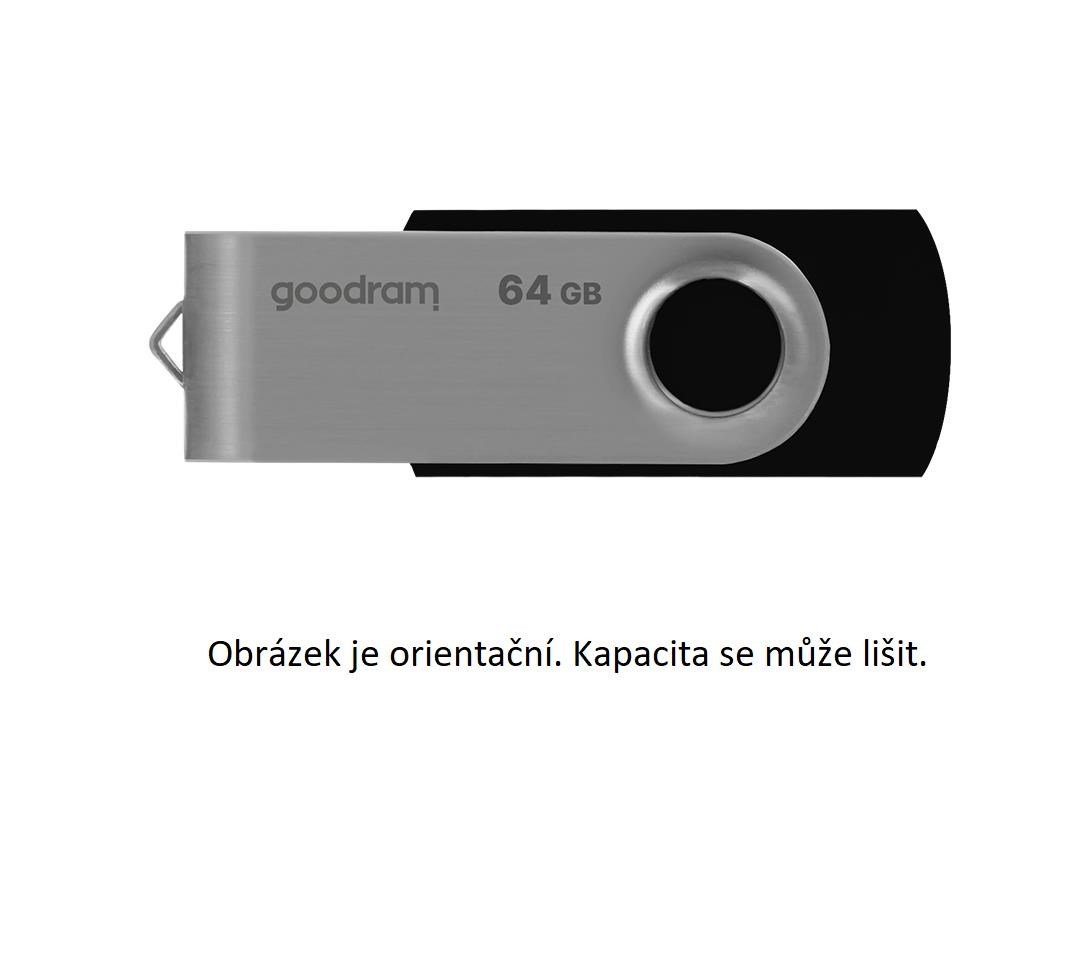 GOODRAM Flash Disk 64GB UTS2, USB 2.0, čierna1 