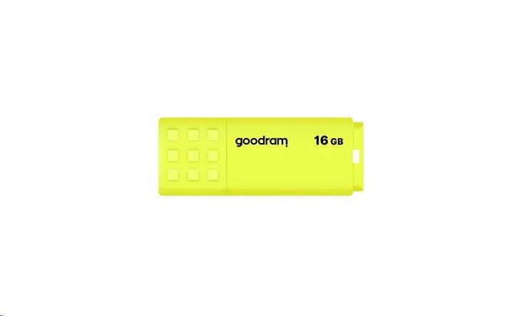 GOODRAM Flash disk 16GB UME2,  USB 2.0,  žltá2 