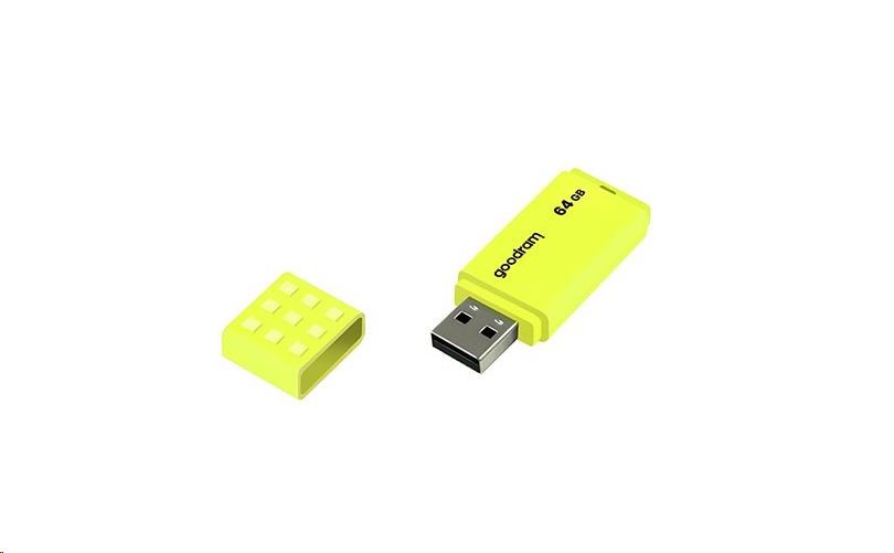 GOODRAM Flash Disk 64GB UME2,  USB 2.0,  žltá1 