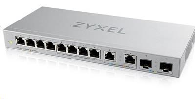 Zyxel XGS1010-12 v2, 12-Port Gigabit Unmanaged Switch with 8-Port 1G + 2-Port 2.5G + 2-Port SFP+