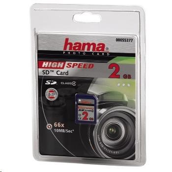 Pamäťová karta Hama SD 2 GB CLASS 4 10 MB/ s0 