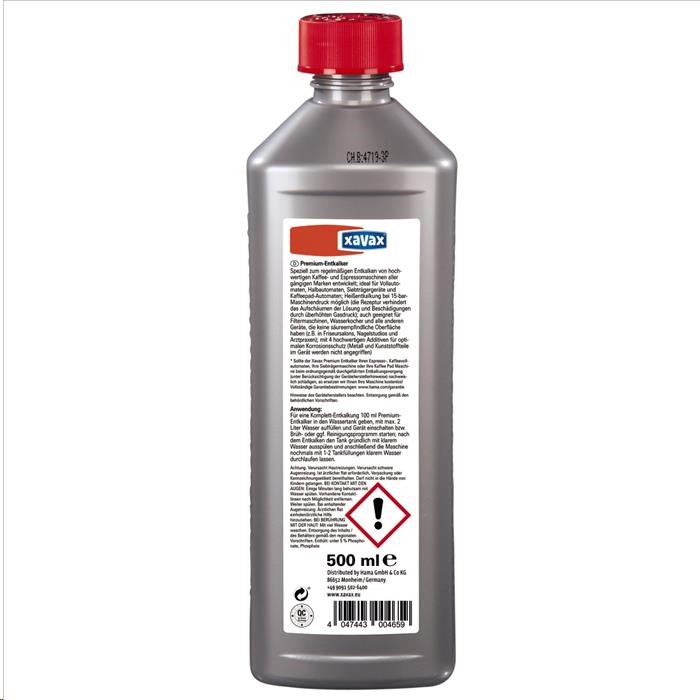 Xavax odstraňovač vodního kamene z konvic a kávovarů,  Premium,  500 ml4 
