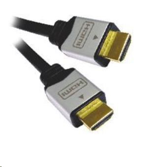 Kábel PREMIUMCORD HDMI A - HDMI A M/ M 1m pozlátené a kovové HQ konektory0 