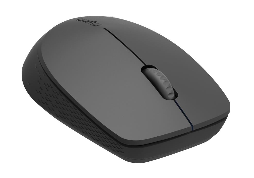 RAPOO Mouse M100 Silent Komfortná tichá viacrežimová myš,  tmavo šedá0 