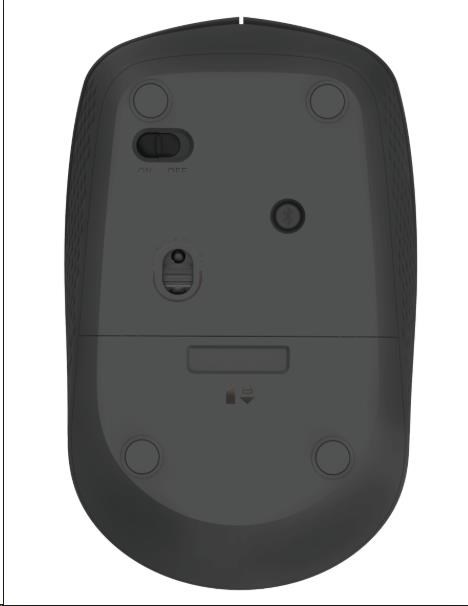 RAPOO Mouse M100 Silent Komfortná tichá viacrežimová myš,  tmavo šedá1 