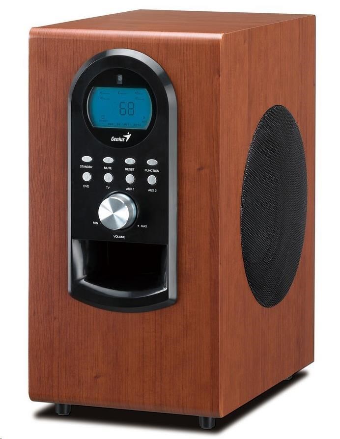 GENIUS repro SW-HF 5.1 6000 Ver. II/ 5.1/ 200W/ Drevený/ Diaľkové ovládanie0 