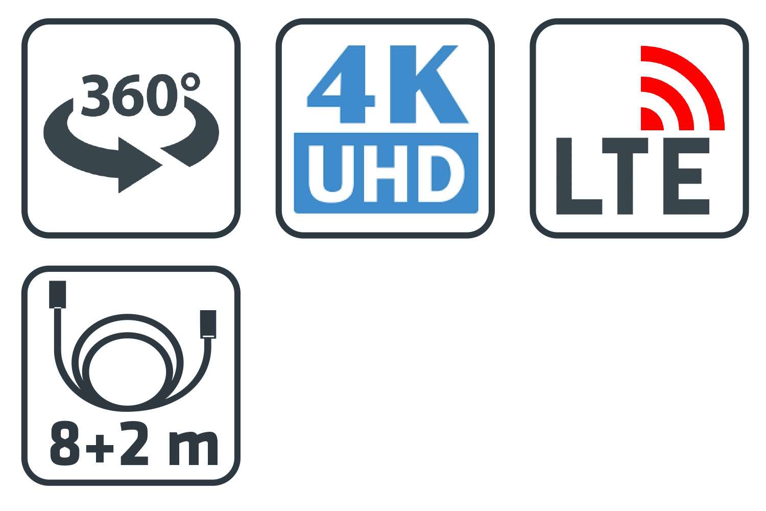 EVOLVEO Jade 3,  aktivní venkovní anténa FM/ DAB+/ DVB-T2,  filtr LTE, 4G, 5G6 