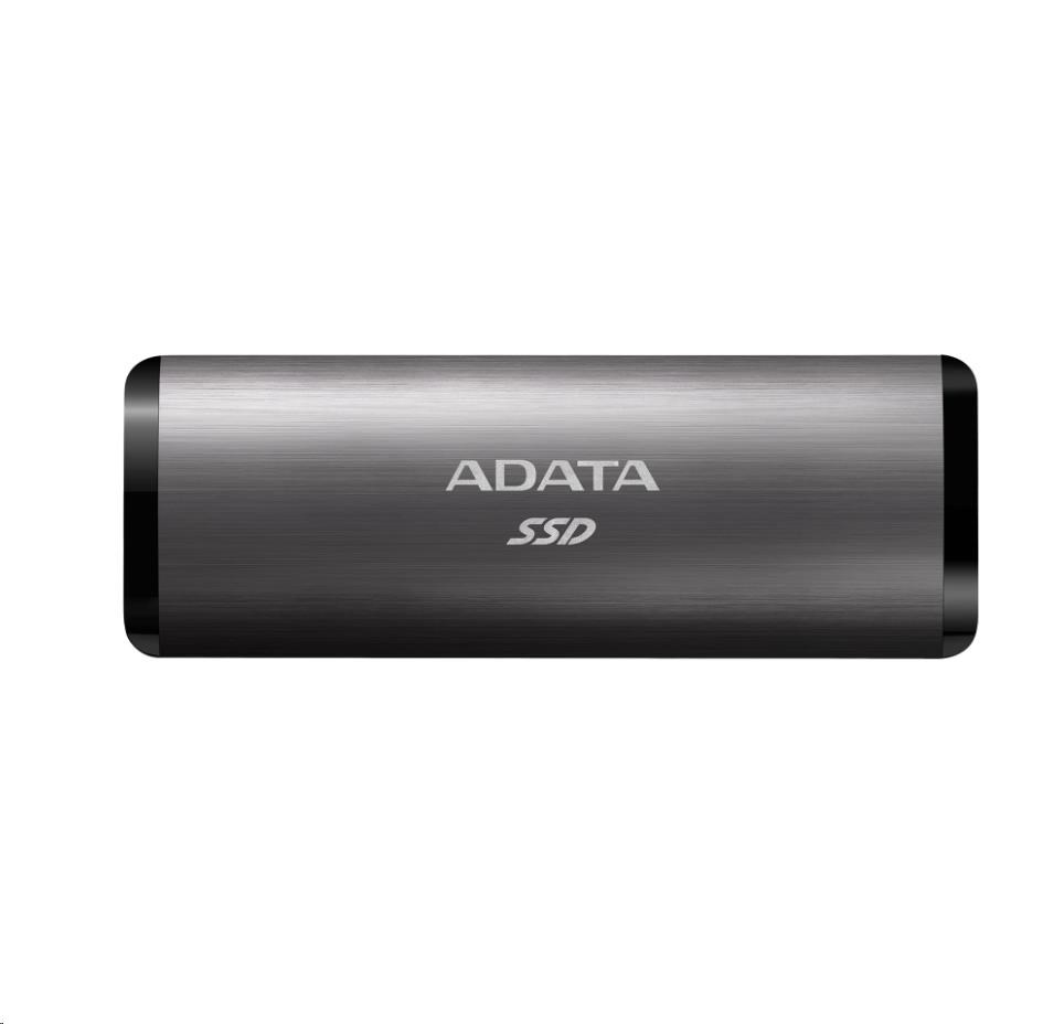Externý SSD disk ADATA 1TB SE760 USB 3.2 Gen2 typ C Titanium Grey0 