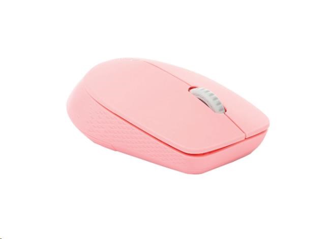 RAPOO Mouse M100 Silent Komfortná tichá viacrežimová myš,  ružová4 