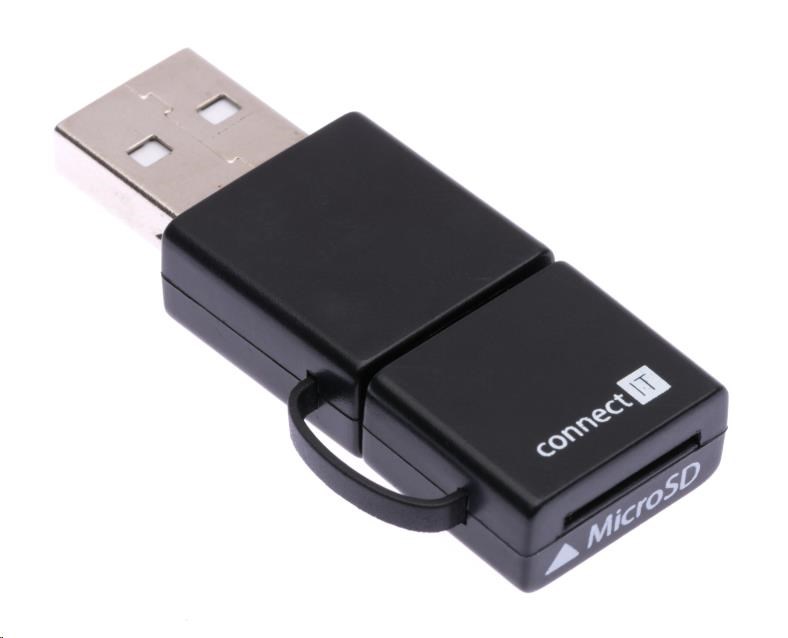 CONNECT IT SMART OTG Čítačka MicroSD/ HC pre mobilné telefóny a PC0 