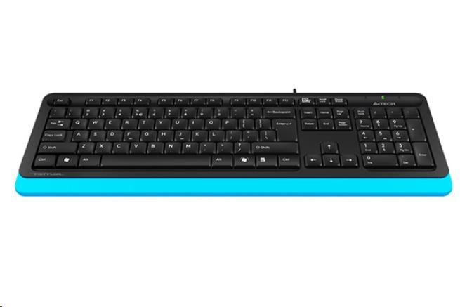A4tech FK10 FSTYLER,  klávesnice,  CZ/ US,  USB,  modrá barva1 