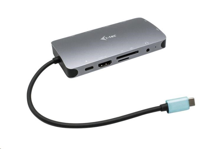 iTec USB-C Metal Nano Dock HDMI/ VGA s LAN + Power Delivery 100 W0 