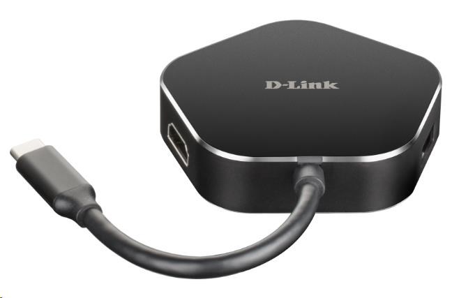 D-Link 4-in-1 USB-C Hub with HDMI a Power Delivery0 