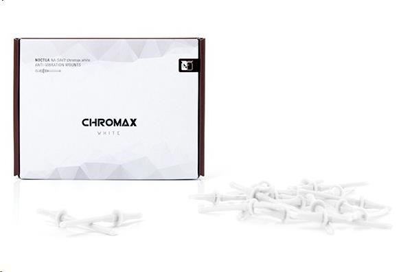 NOCTUA NA-SAV2.biela - sada 20 antivibračných držadiel pre ventilátory,  biela1 
