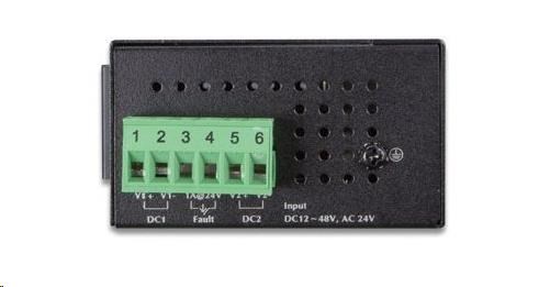 Planet ISW-800T,  switch,  8x 10/ 100Base-TX,  ESD,  DIN,  IP30,  -40~75°C1 