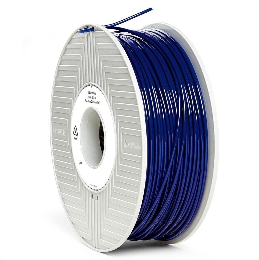 VERBATIM Filament pre 3D tlačiarne PLA 2.85mm,  126m,  1kg modrá1 