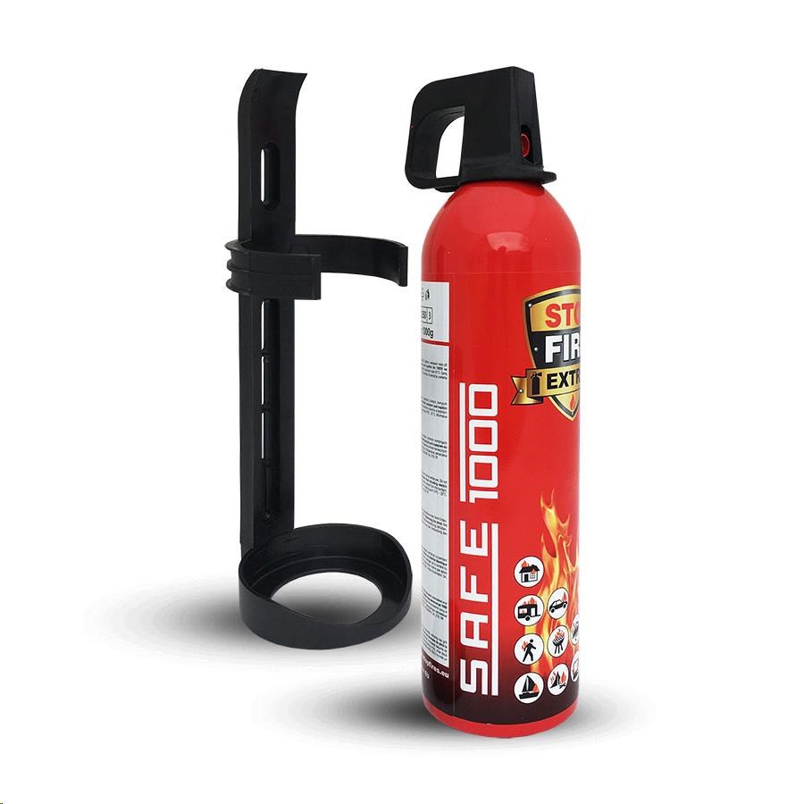 SAFE 1000 set - hasicí sprej 1000 + držák SAFE 100F0 