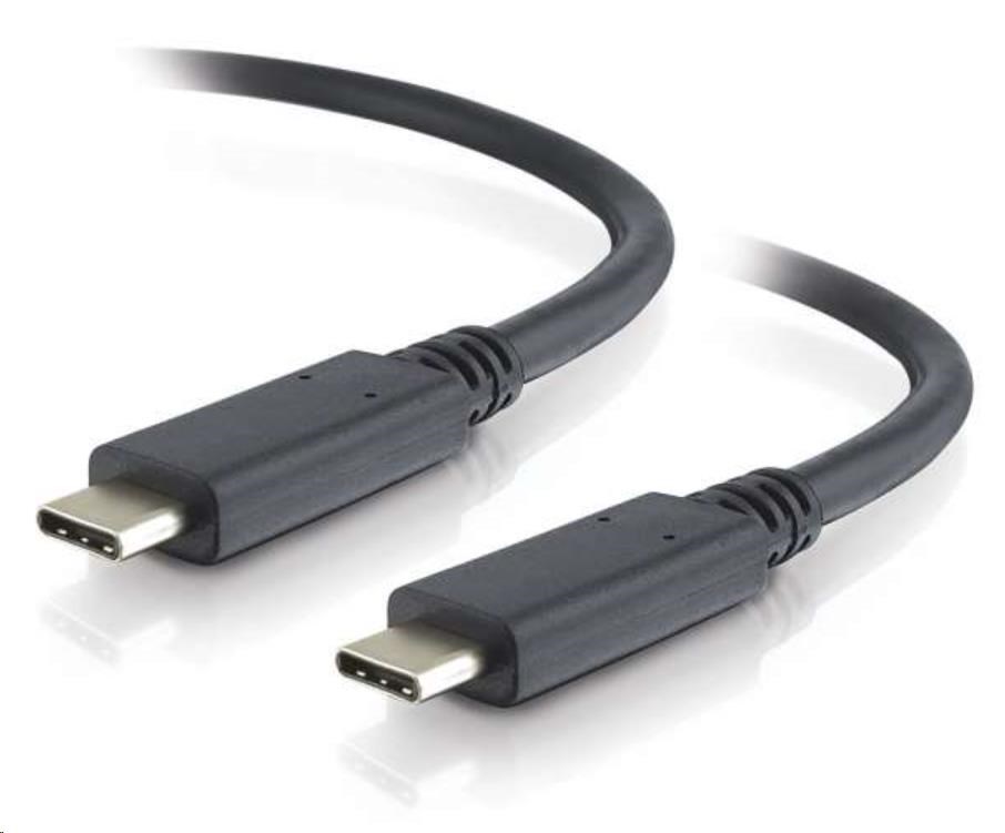 Kábel PREMIUMCORD USB-C ( USB 3.2 generácie 2x2,  5A,  100W,  20Gbit/ s ) čierna,  2m0 