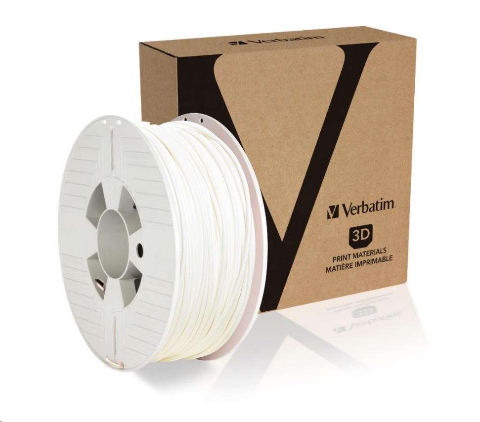VERBATIM Filament pre 3D tlačiarne ABS 2.85mm,  149m,  1kg biela1 