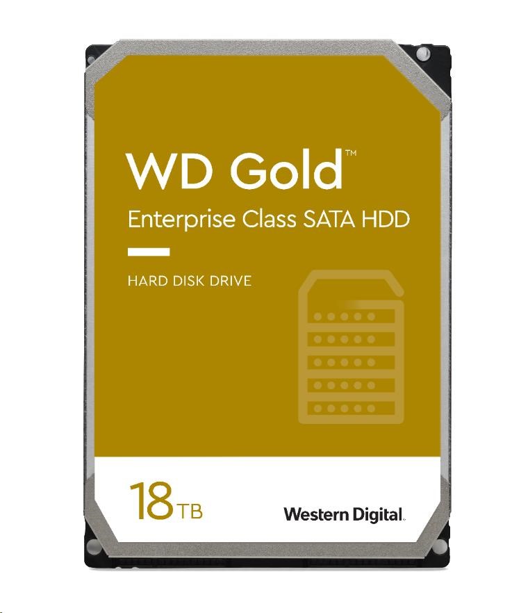 WD GOLD WD181KRYZ 18TB SATA/  6Gb/ s 512MB cache 7200 otáčok za minútu,  CMR,  Enterprise0 