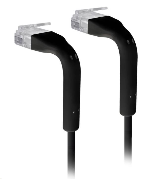 UBNT UniFi Ethernet Patch Cable [0, 3 m,  Cat6,  UTP,  licna,  čierny]