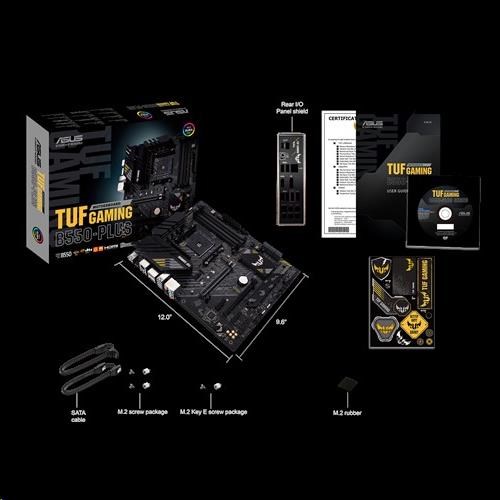 ASUS MB Sc AM4 TUF GAMING B550-PLUS,  AMD B550,  4xDDR4,  1xDP,  1xHDMI5 