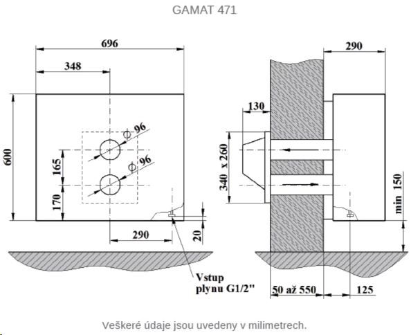 KARMA Gamat 471 plynové topidlo0 