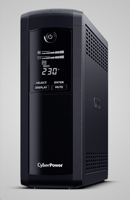 CyberPower Value PRO SERIE GreenPower UPS 1200VA/ 720W,  zásuvky IEC0 