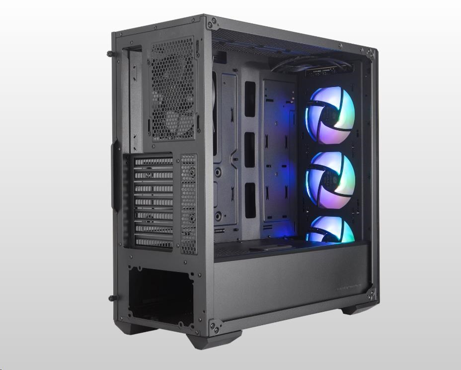 Cooler Master case MasterBox MB520 ARGB,  E-ATX,  Průhledná bočnice,  3x 120mm ARGB Fan,  1x 120mm Fan,  Černá4 