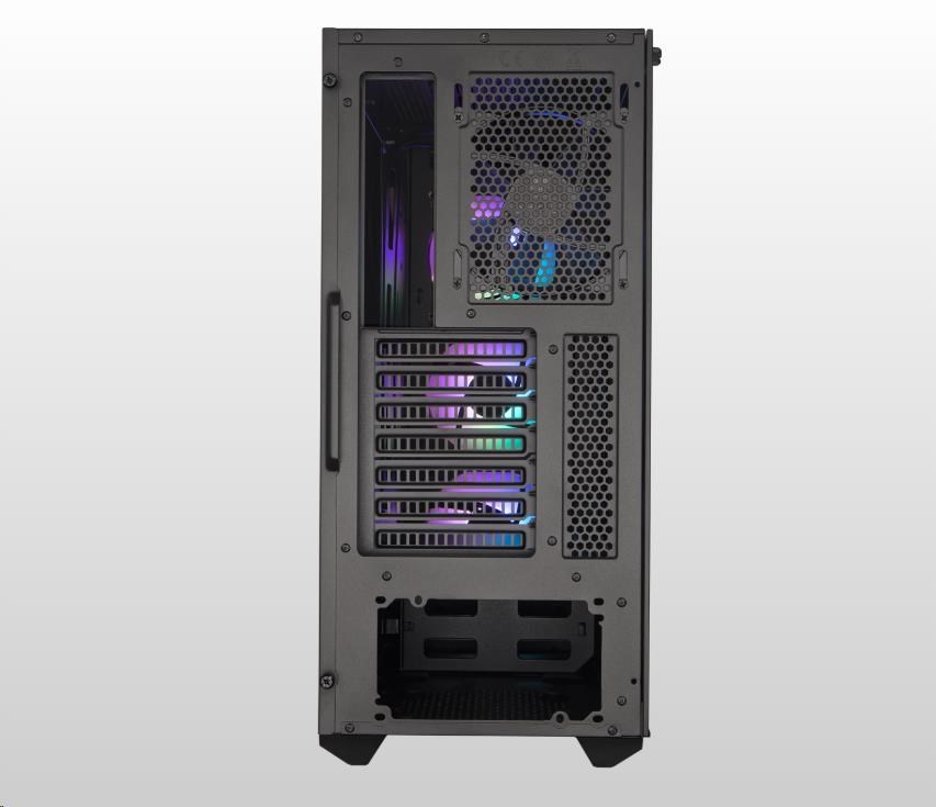 Cooler Master case MasterBox MB520 ARGB,  E-ATX,  Průhledná bočnice,  3x 120mm ARGB Fan,  1x 120mm Fan,  Černá6 
