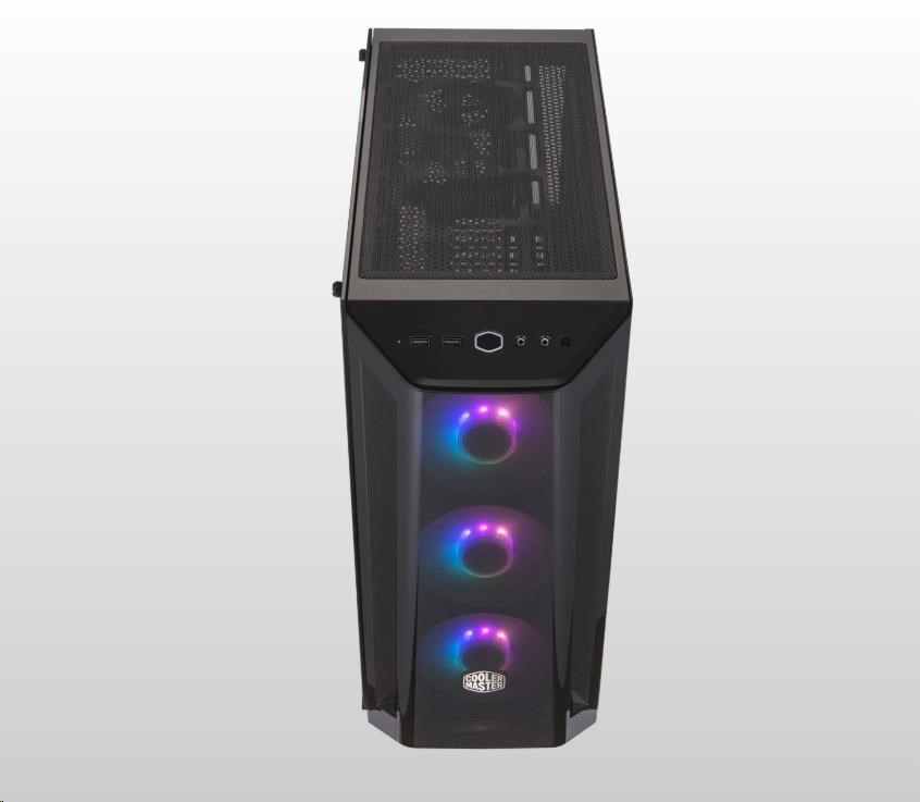 Cooler Master case MasterBox MB520 ARGB,  E-ATX,  Průhledná bočnice,  3x 120mm ARGB Fan,  1x 120mm Fan,  Černá7 