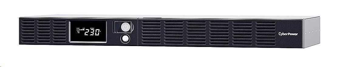 CyberPower GreenPower Office LCD II RM UPS 1500VA/900W, 1U, hĺbka 38.9 cm1 
