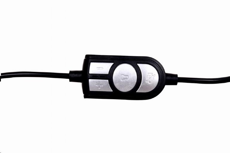 GEMBIRD sluchátka s mikrofonem GHS-U-5.1-01,  gaming,  5.1 surround,  černo-červená,  USB3 