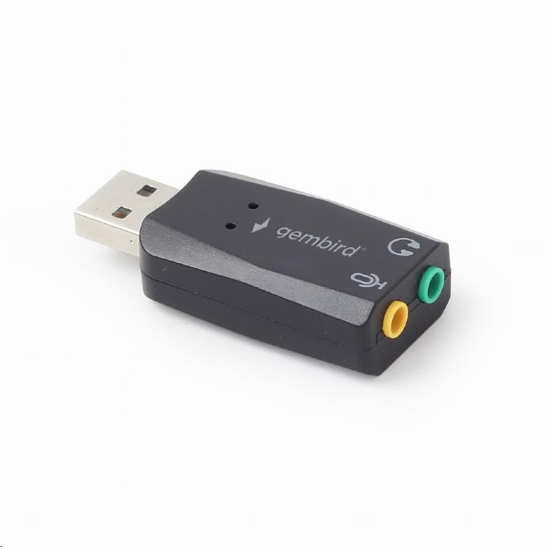 GEMBIRD Adaptér USB zvuková karta,  Virtus Plus3 