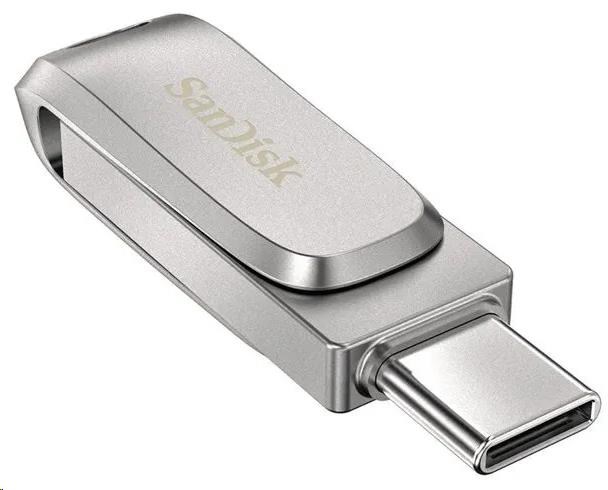 SanDisk Flash Disk 64GB Ultra Dual Drive Luxe USB 3.1 Typ C 150 MB/s2 