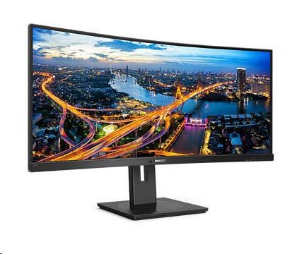 Philips MT VA LED 345B1C/00 - VA panel, 3440x1440, 2xHDMI, DP, USB, reproduktory, na výšku, zakrivený3 