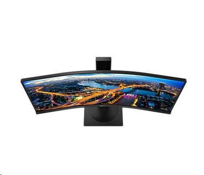 Philips MT VA LED 345B1C/00 - VA panel, 3440x1440, 2xHDMI, DP, USB, reproduktory, na výšku, zakrivený1 