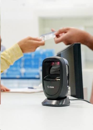 Čítačka Zebra DS9308,  2D,  SR,  multiIF,  sada (USB),  čierna (náhrada za DS9208)2 