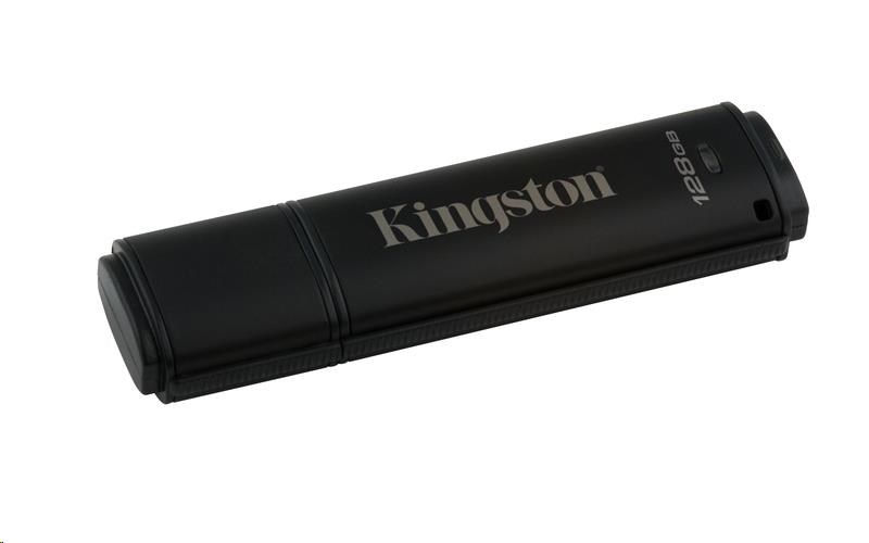 Kingston 128GB DataTraveler 4000 G2DM (USB 3.0, 256-bitové šifrovanie AES)2 