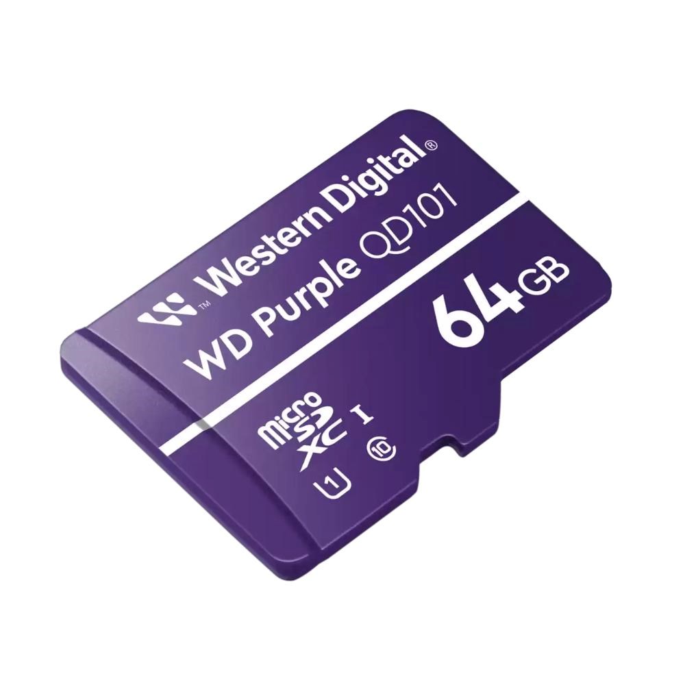 Karta WD MicroSDXC 64 GB fialová WDD064G1P0C Trieda 10,  16 TBW1 