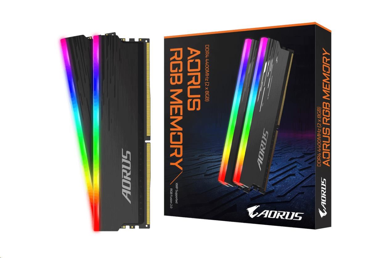 GIGABYTE AORUS RGB MEMORY DDR4 16GB 4400MHz DIMM (2x8GB kit)3 