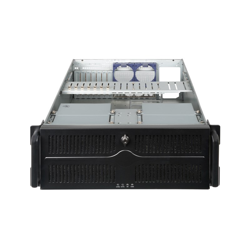 CHIEFTEC Rackmount 4U ATX/ EATX,  UNC-411E-B-OP,  čierna,  bez zdroja napájania4 
