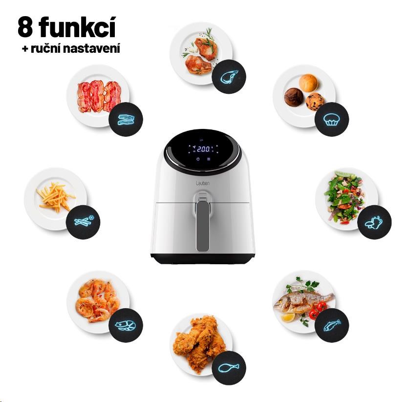 Lauben Hot Air Fryer 2500WT - horkovzdušná fritéza2 