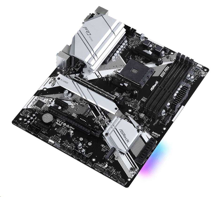 ASRock MB Sc AM4 B550 PRO4,  AMD B550,  4xDDR4,  HDMI1 