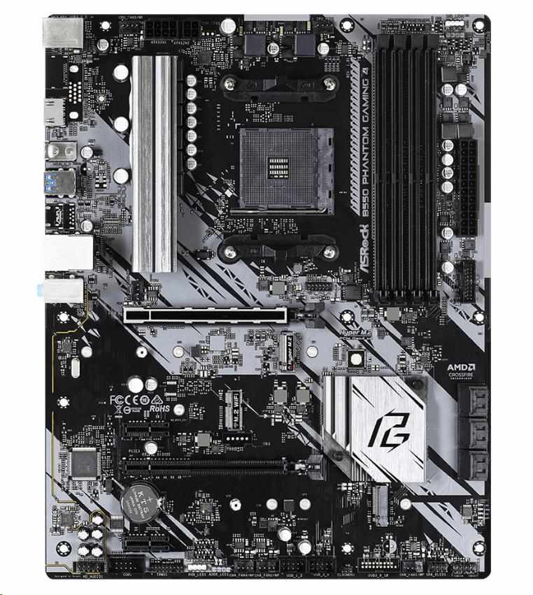 ASRock MB Sc AM4 B550 Phantom Gaming 4,  AMD B550,  4xDDR4,  HDMI1 