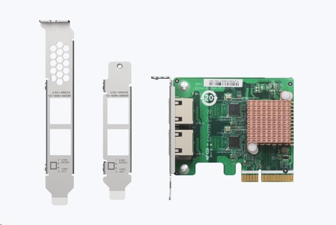 QNAP QXG-2G2T-I225 rozšiřující karta 2x 2, 5GbE pro PC i NAS1 