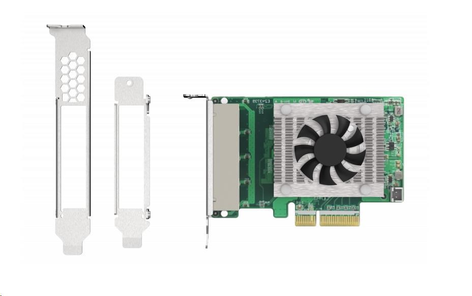 QNAP QXG-2G4T-I225 - 2, 5GbE (4 porty) PCIe karta pre PC aj NAS3 