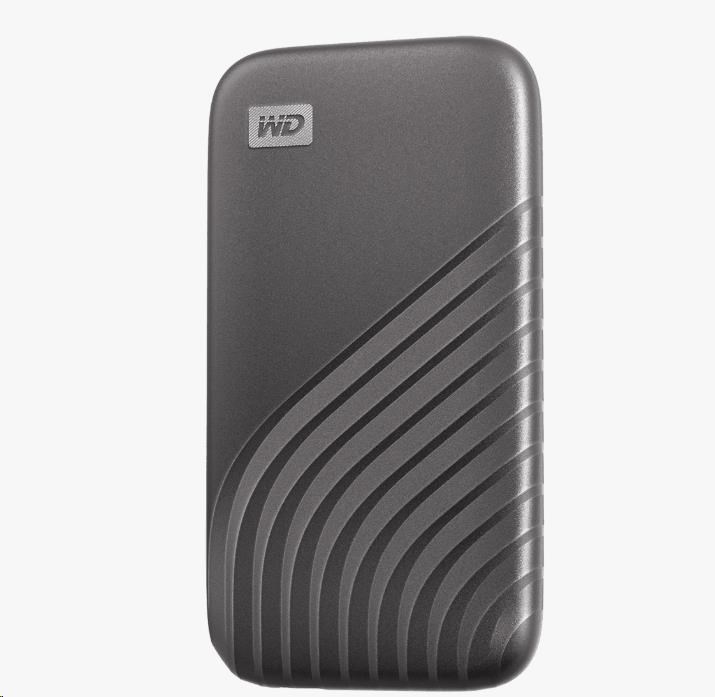 SanDisk WD My Passport SSD externý 1TB ,  USB-C 3.2 ,  1050/ 1000MB/ s R/ W PC a Mac ,  farba space gray2 