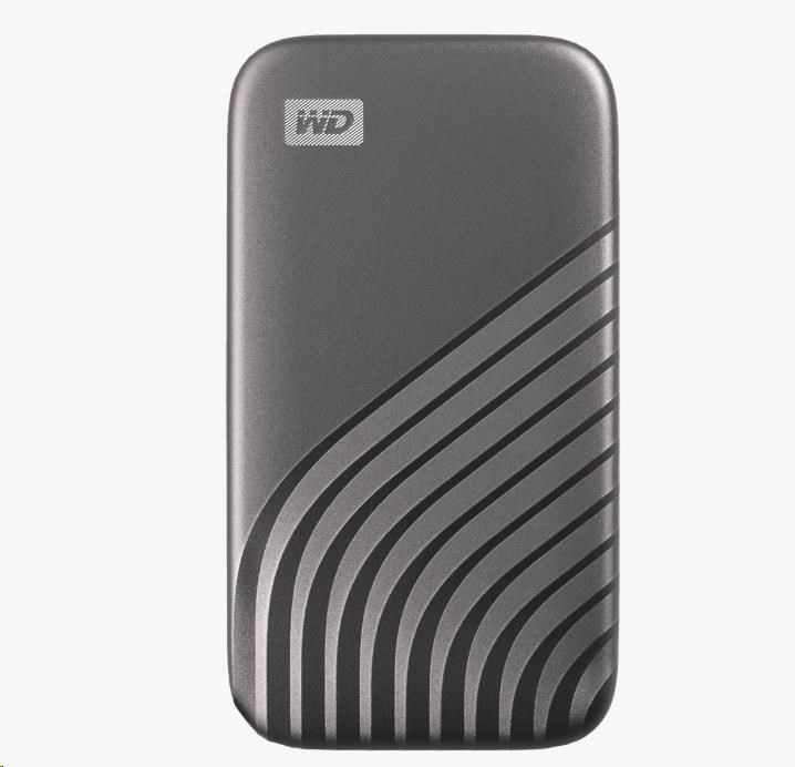 SanDisk WD My Passport SSD externý 2 TB ,  USB-C 3.2 ,  1050/ 1000MB/ s R/ W PC a Mac ,  farba space gray0 