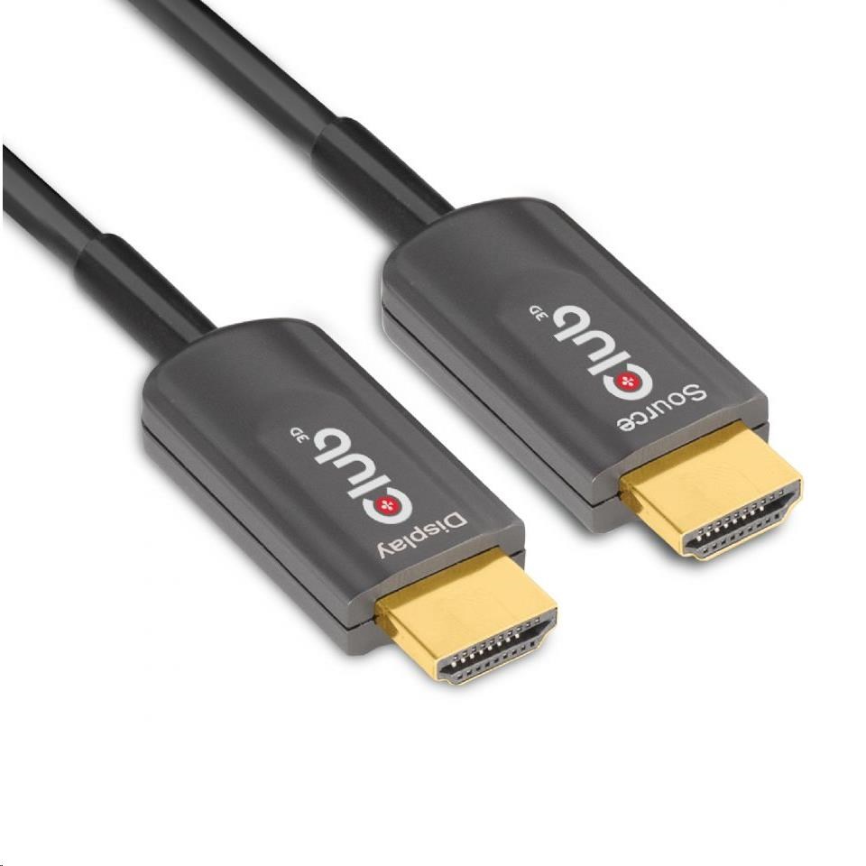 Club3D Kabel prodlužovací Ultra Rychlý HDMI™ Certifikovaný AOC kabel 8K60Hz (M/ M),  4K120Hz,  20m,  černá5 